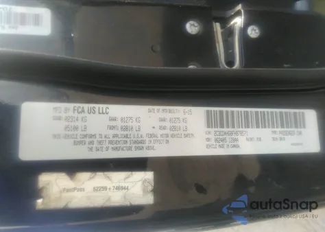 2015 Dodge Charger Sxt from USA, damaged, VIN 2C3CDXHG8FH878571